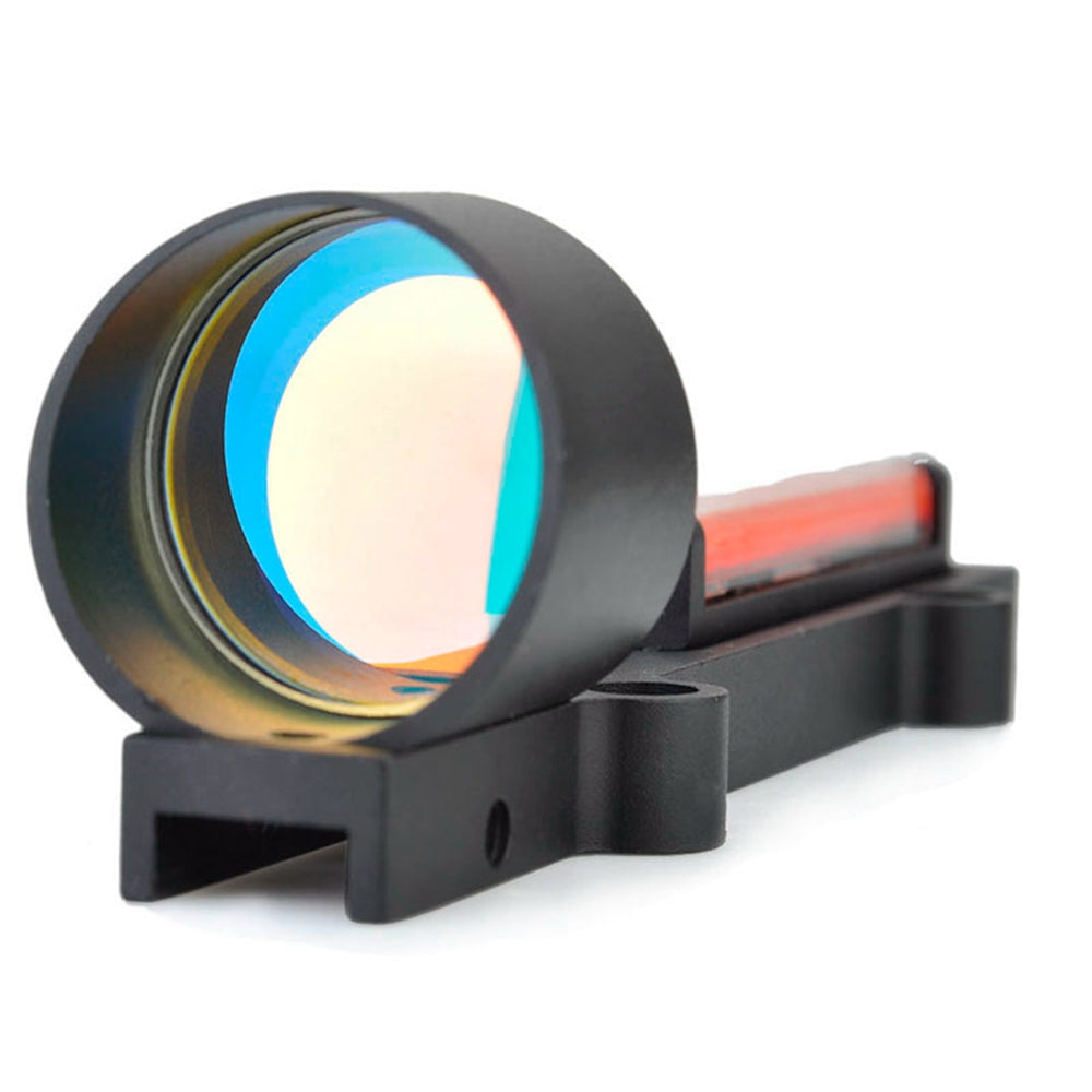 Aim O 1X28 Collimeter Sight Optic Fiber Red Circle Dot Sight (Red Fiber)