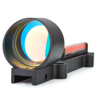 Aim O 1X28 Collimeter Sight Optic Fiber Red Circle Dot Sight (Red Fiber)