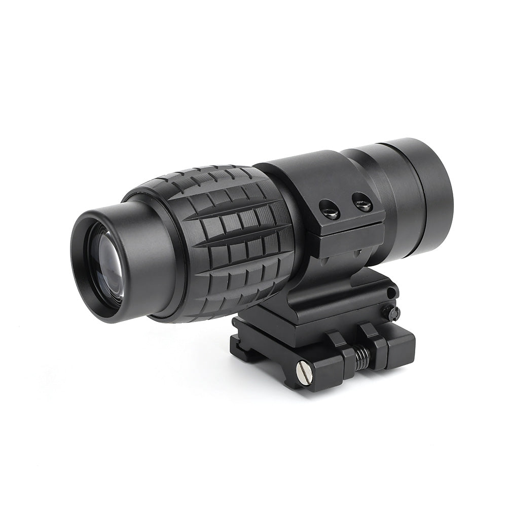 Aim O ET Style 4X FXD Magnifier with Adjustable QD Mount