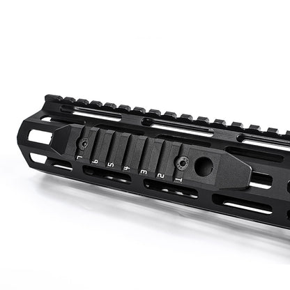 CNC Aluminum M-Lok And Keymod Angled Rail
