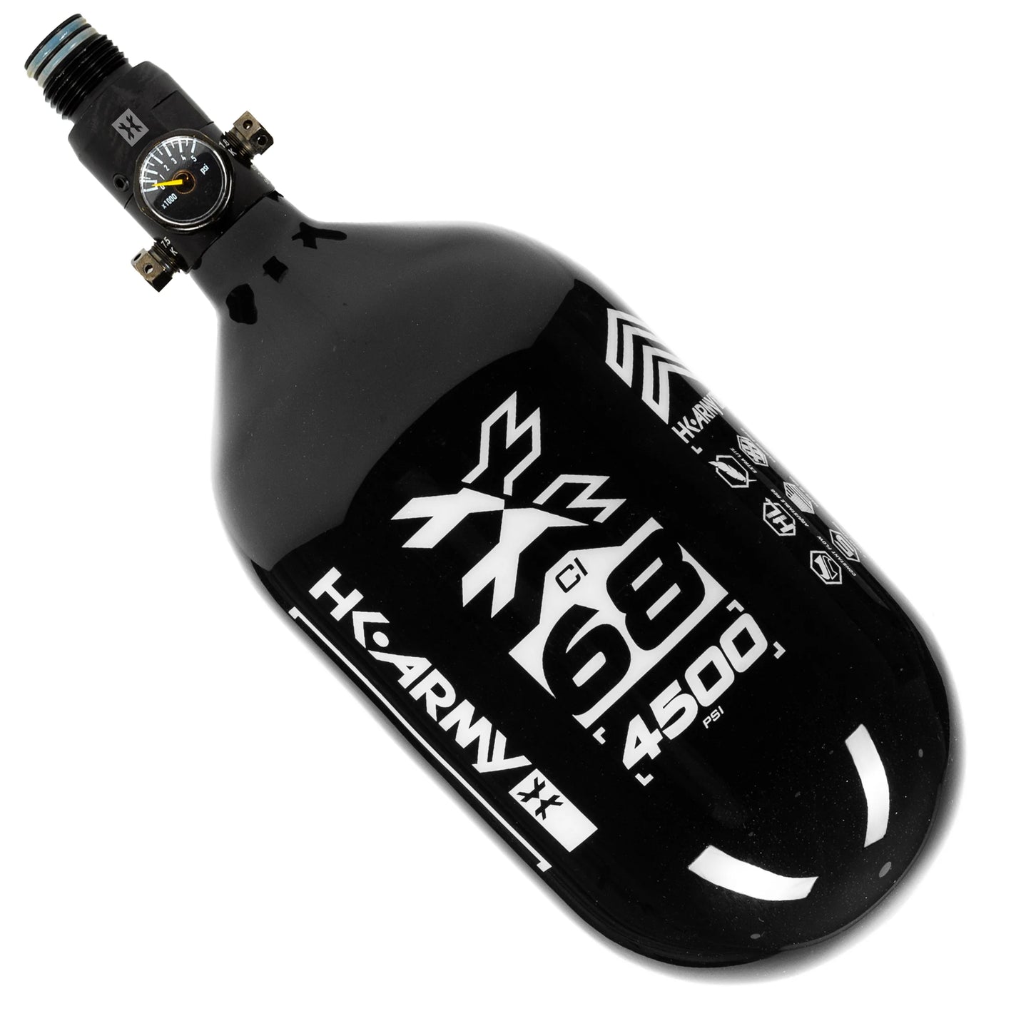 HK Army Aerolite  Paintball Air Tank With Standard Regulator
