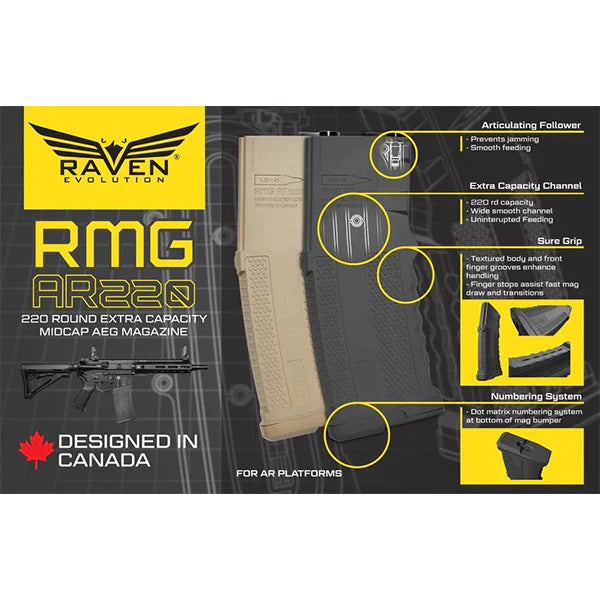 Raven Evolutions RMG AR220 Magazine